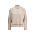 Beige Wool Turtleneck
