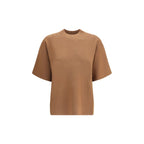 Brown Polyester T-Shirt