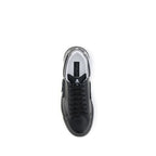 Black Calf Leather Bos Taurus Athletic Sneakers