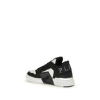 Black Calf Leather Bos Taurus Low Top Sneakers