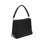 Black Polyamide Shoulder Bag