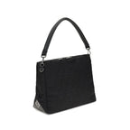 Black Polyamide Shoulder Bag