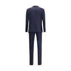 Blue Wool Two-Piece Suit