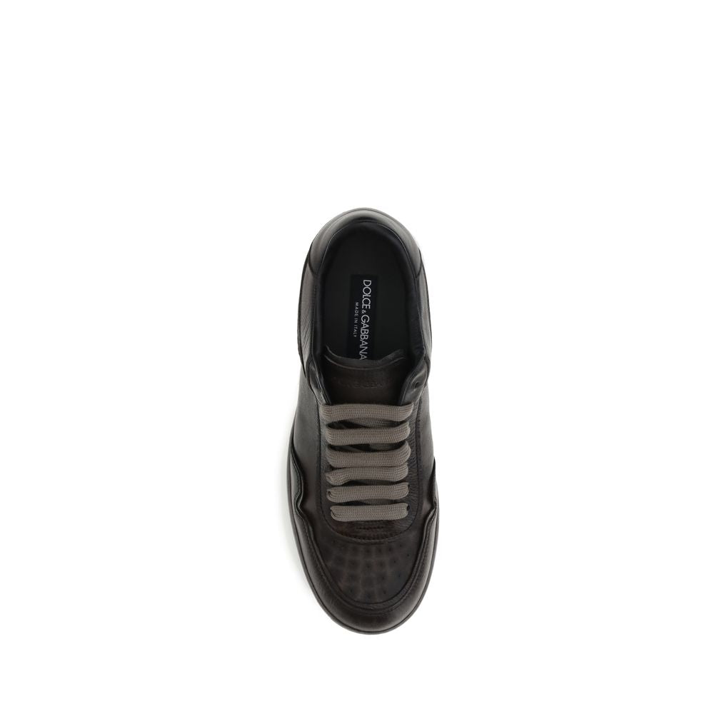 Brown Calf Leather Bos Taurus Low Top Sneakers