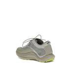 Gray Polyester Athletic Sneakers