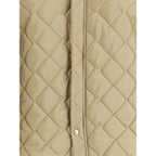 Beige Polyamide Bomber