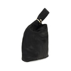Black Silk Clutch Bag