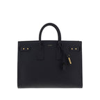 Black Calf Leather Bos Taurus Handbag