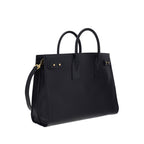 Black Calf Leather Bos Taurus Handbag
