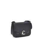 Black Calf Leather Bos Taurus Shoulder Bag