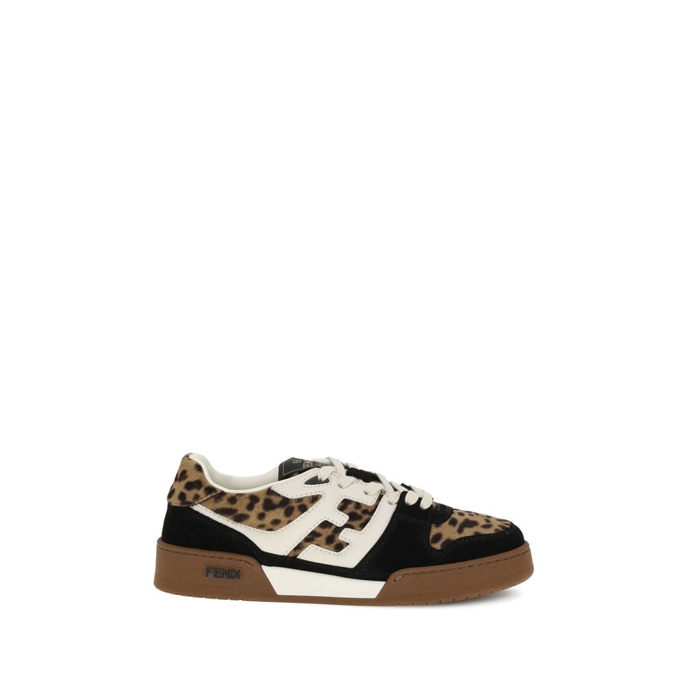 Brown Calf Leather Bos Taurus Athletic Sneakers
