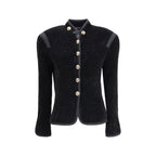 Black Silk Blazer
