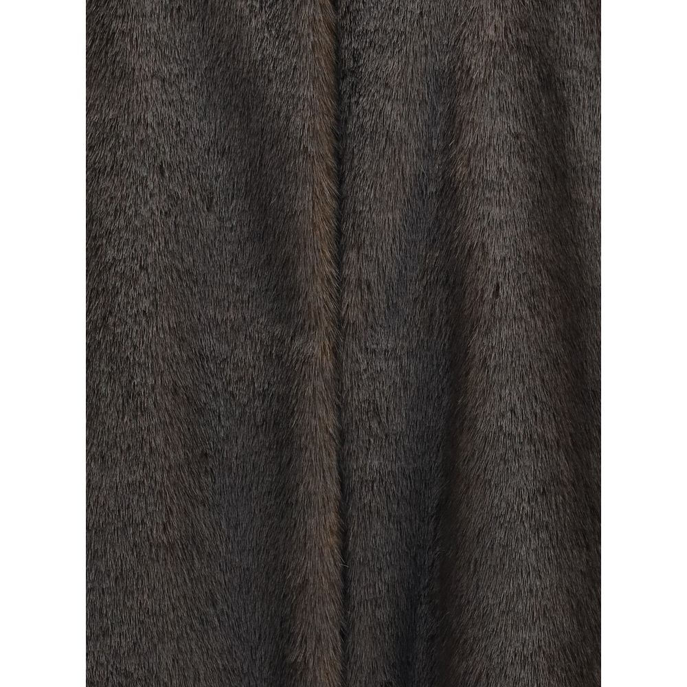 Brown Modacrylic Coat