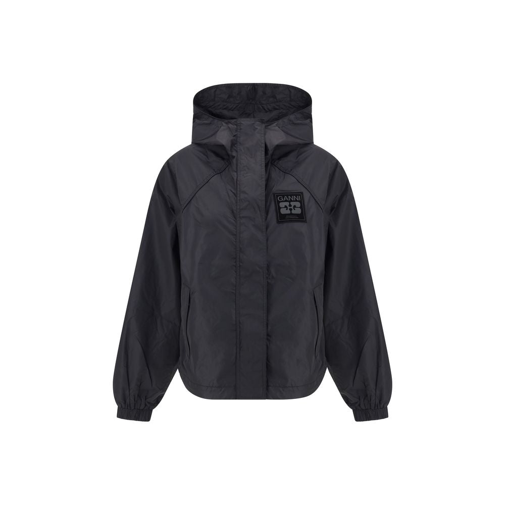 Black Nylon Shell Jacket