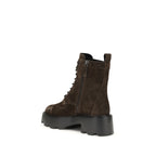 Brown Calf Leather Bos Taurus Lace-Up Boots