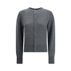 Gray Cashmere Cardigan