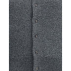Gray Cashmere Cardigan