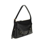 Black Calf Leather Bos Taurus Shoulder Bag