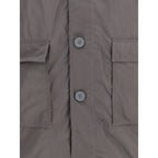 Brown Polyester Trench Coat