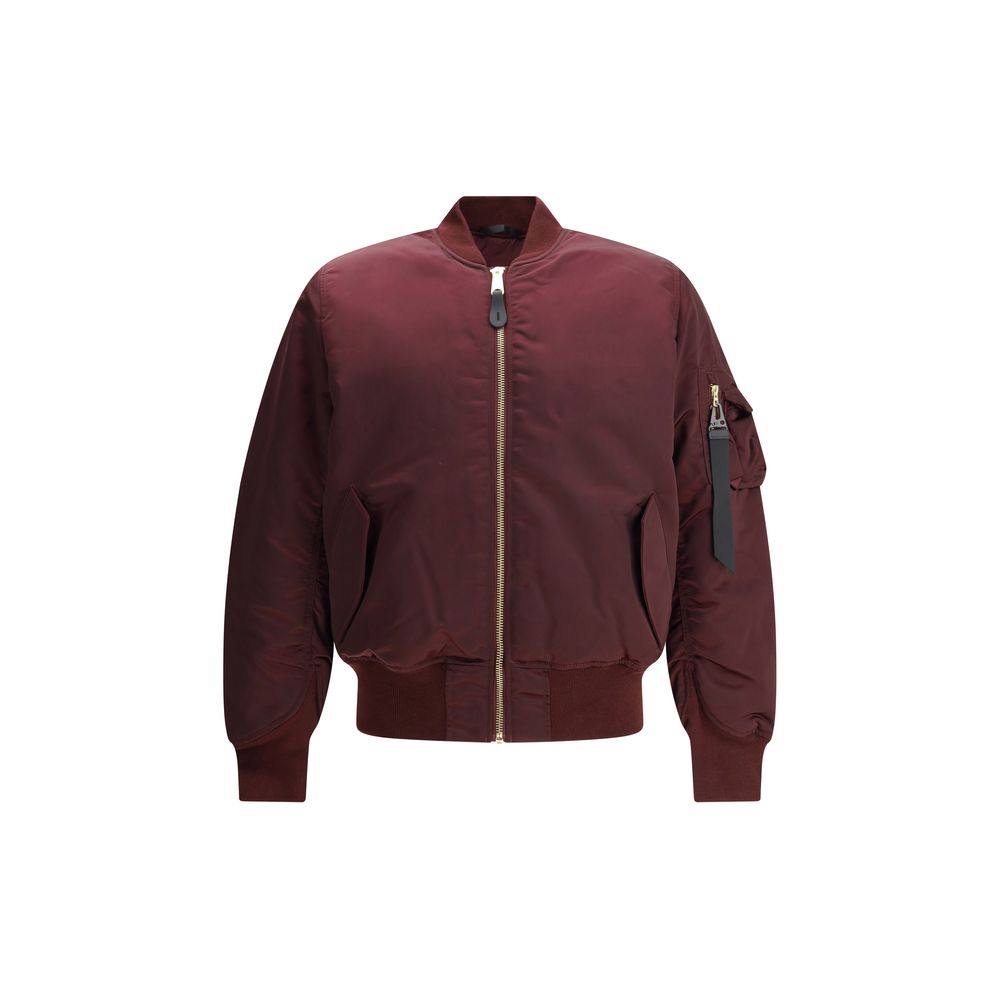 Bordeaux Nylon Bomber