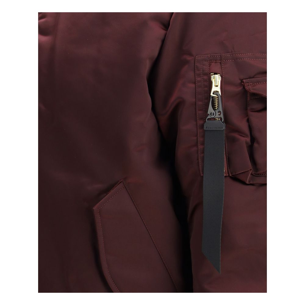Bordeaux Nylon Bomber
