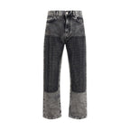 Gray Cotton Jeans Denim