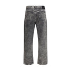 Gray Cotton Jeans Denim