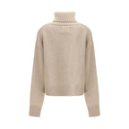 Beige Cashmere Turtleneck
