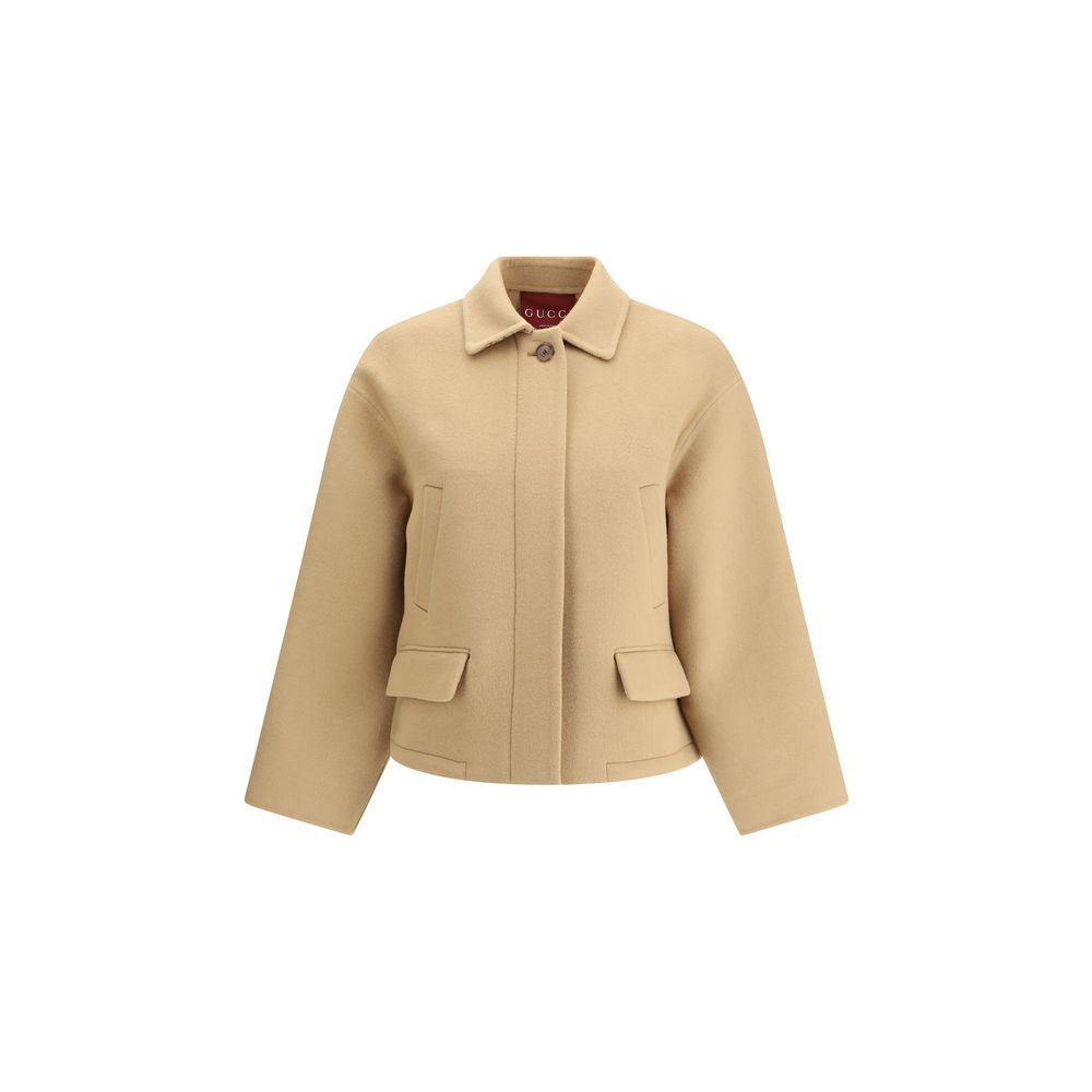 Beige Wool Clothing