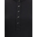 Black Cotton Longsleeve Shirt