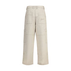 Beige Cotton Jeans Denim