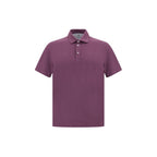 Purple Cotton Polo Shirt