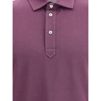 Purple Cotton Polo Shirt