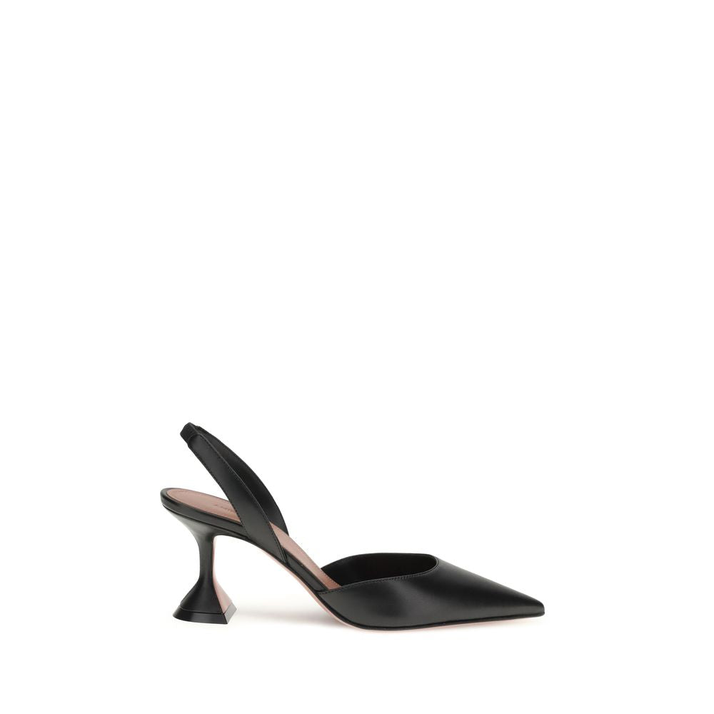 Black Calf Leather Bos Taurus Platform Pumps
