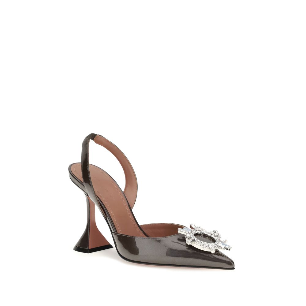 Brown Calf Leather Bos Taurus High Heel Pumps