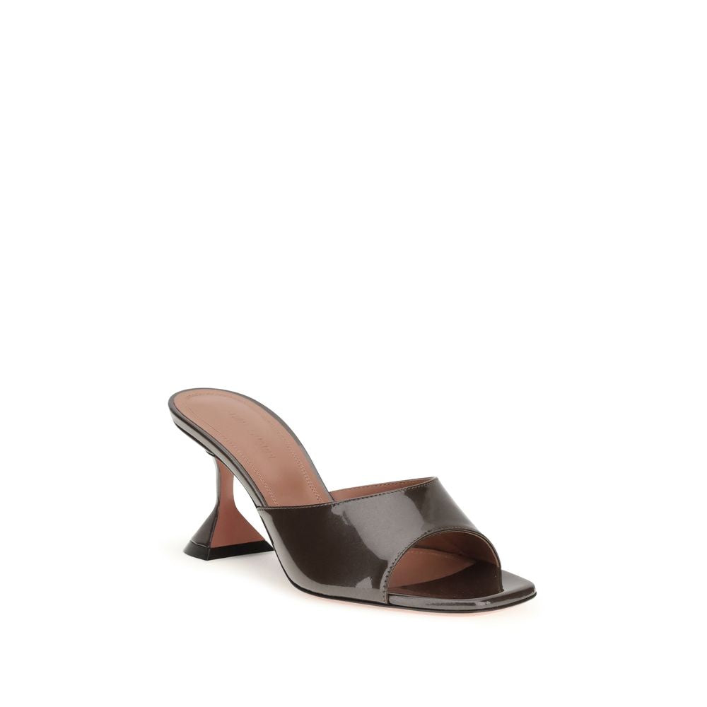 Brown Calf Leather Bos Taurus Stiletto Heel Sandals