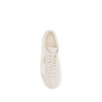 Cream Polyamide Low Top Sneakers