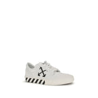 White Calf Leather Bos Taurus Low Top Sneakers