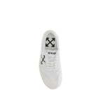 White Calf Leather Bos Taurus Low Top Sneakers