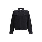 Black Fleece Wool Coat