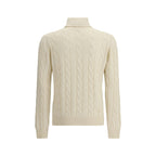 White Cashmere Turtleneck
