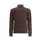 Brown Cashmere Turtleneck