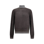 Gray Cashmere Turtleneck