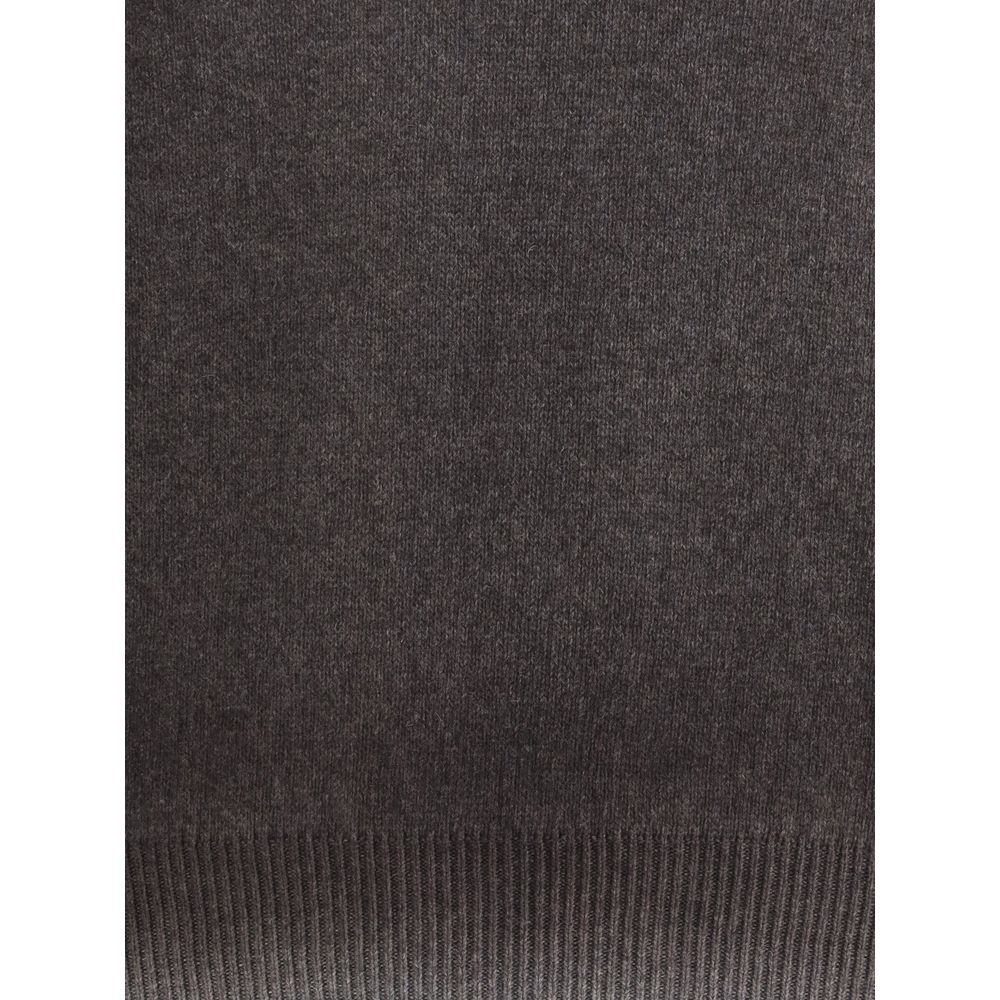 Gray Cashmere Turtleneck