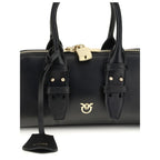 Black Calf Leather Bos Taurus Handbag