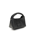 Black Calf Leather Bos Taurus Shoulder Bag