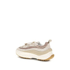 Cream Calf Leather Bos Taurus Athletic Sneakers