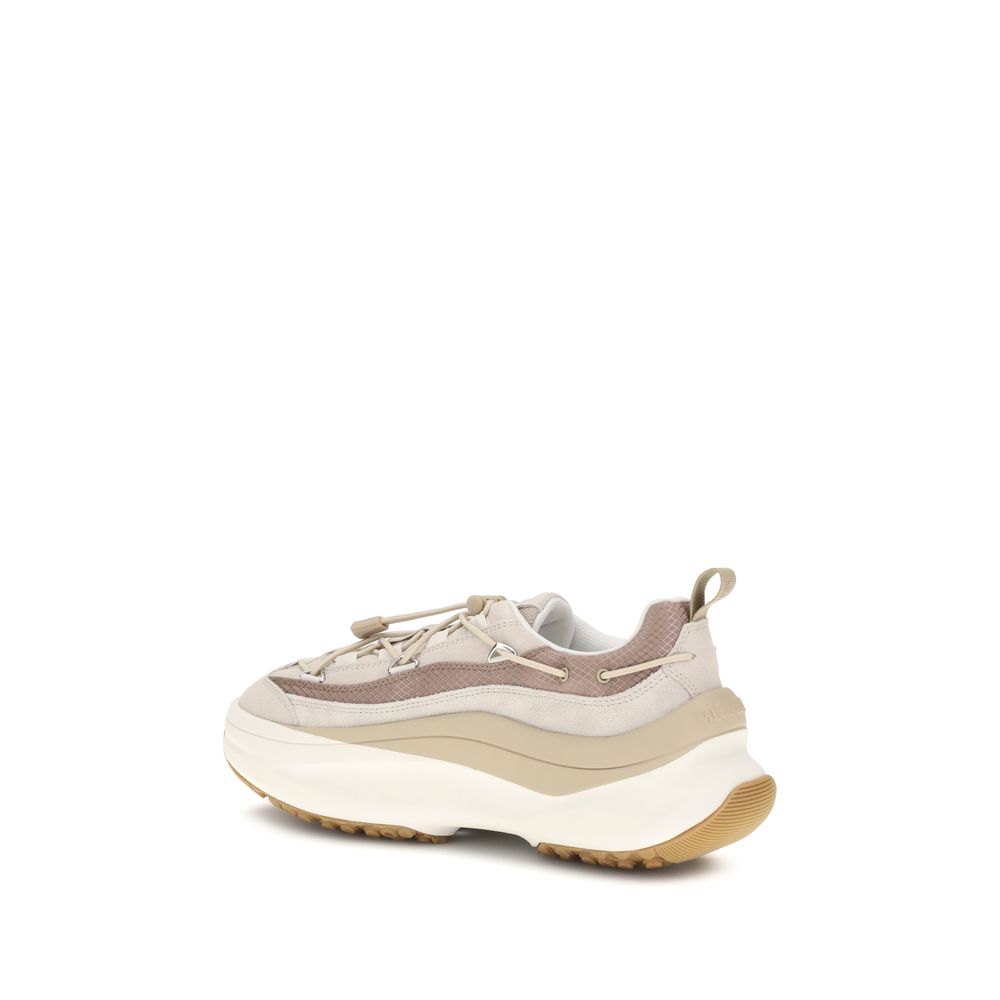 Cream Calf Leather Bos Taurus Athletic Sneakers