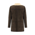 Brown Leather Coat