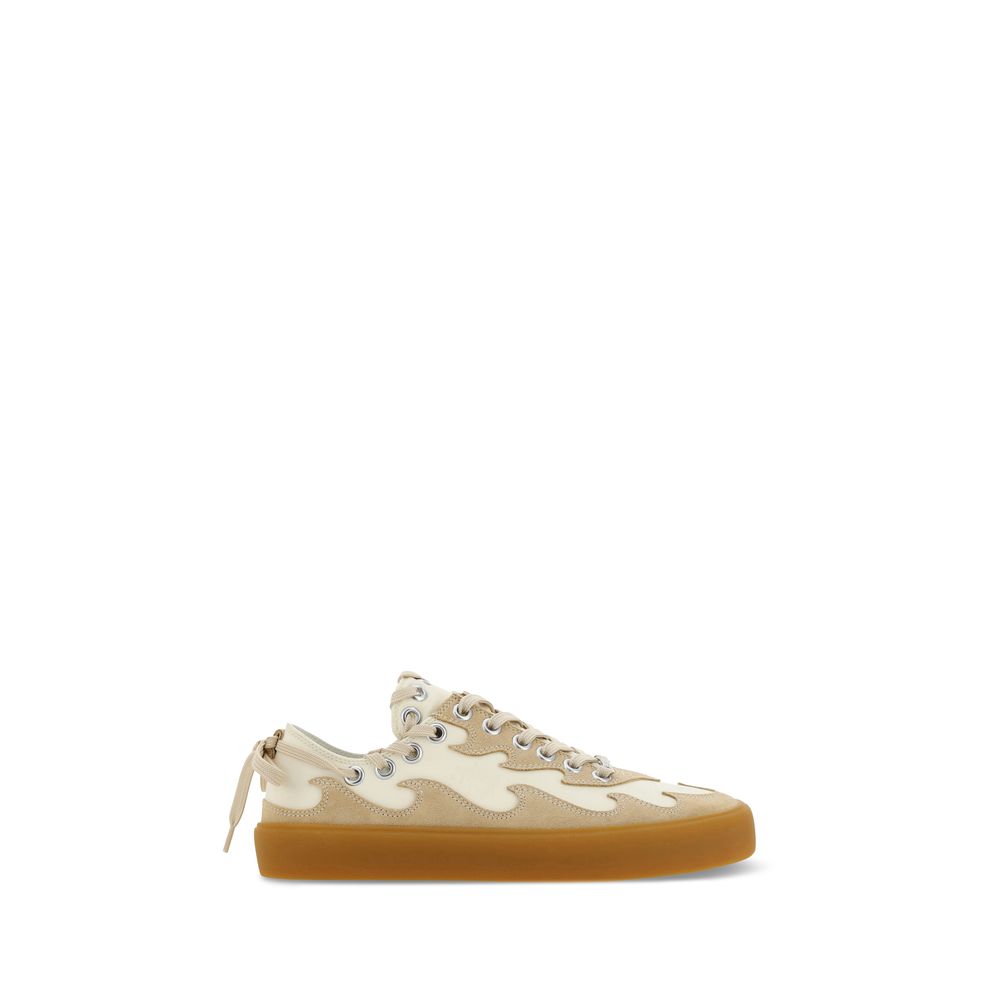 Brown Calf Leather Bos Taurus Low Top Sneakers